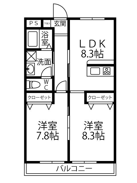 メゾン.ド HIRO 間取り