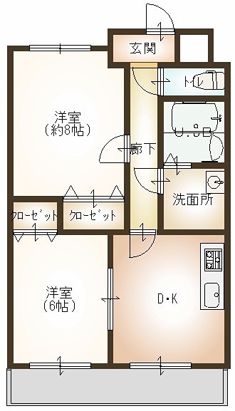 Ｅライフ栄町 間取り