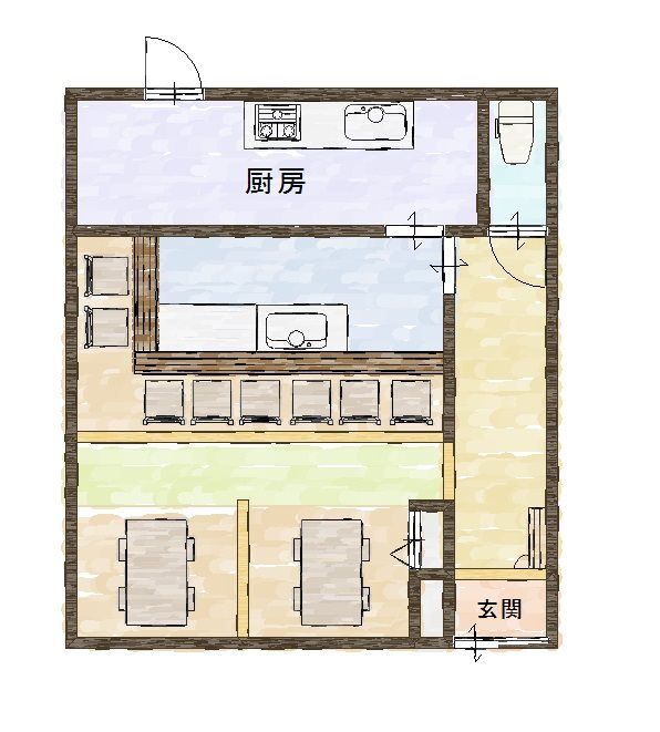 奥出店舗 間取り