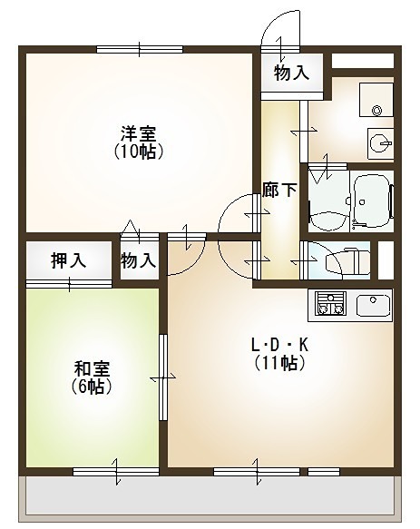 Chez‐soi　TATSUMI 間取り