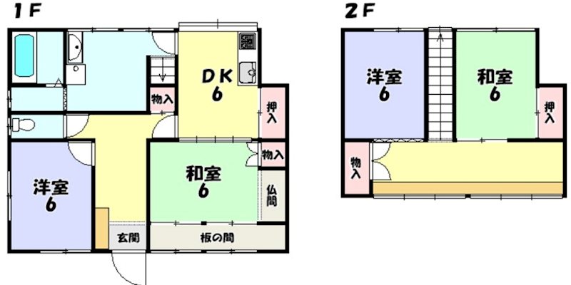 中村町　嶋村邸 間取り
