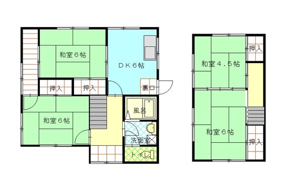 滋賀県東近江市建部堺町 間取り