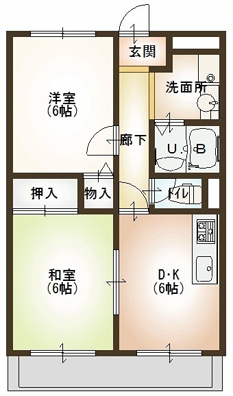 Chez‐soi　TATSUMI 間取り