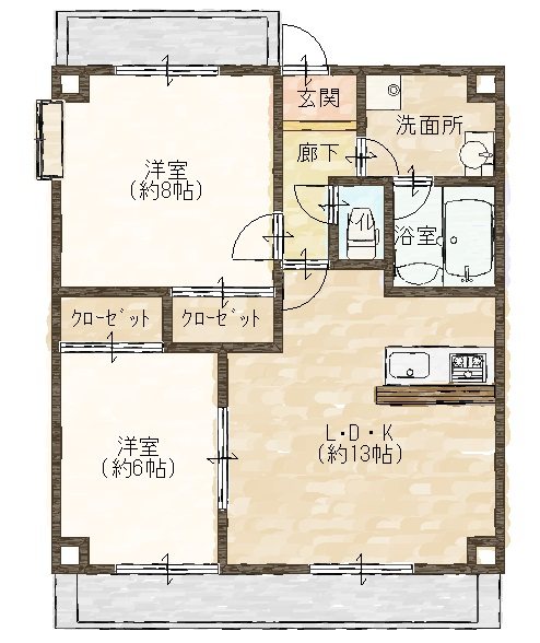 パルティールⅡ番館 間取り
