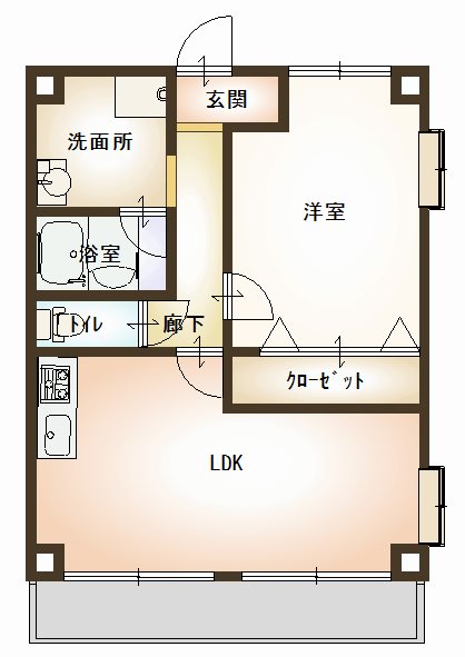 パルティールⅡ番館 間取り