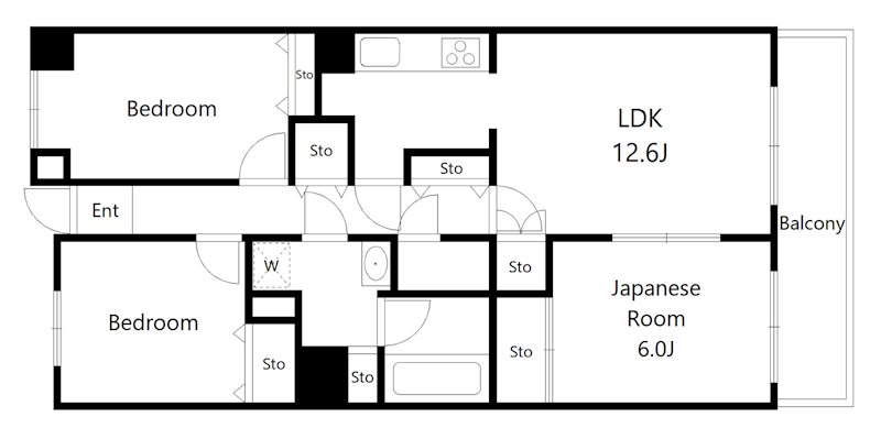 ライオンズステーションプラザ近江八幡弐番館 間取り