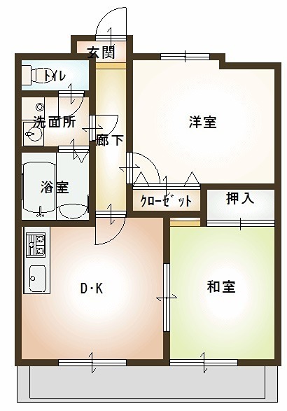 パルティールⅠ番館 間取り