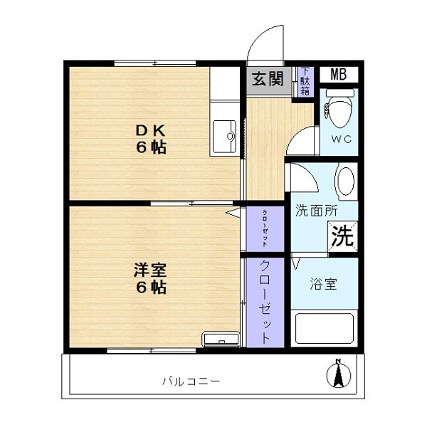 オーユーパレス四谷 間取り