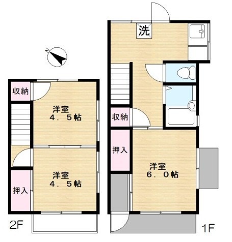 錦町1丁目貸家 間取り