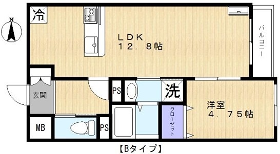クラージュ38 間取り