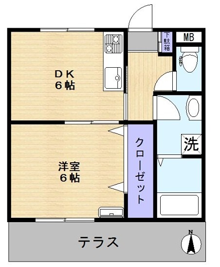 オーユーパレス四谷 間取り