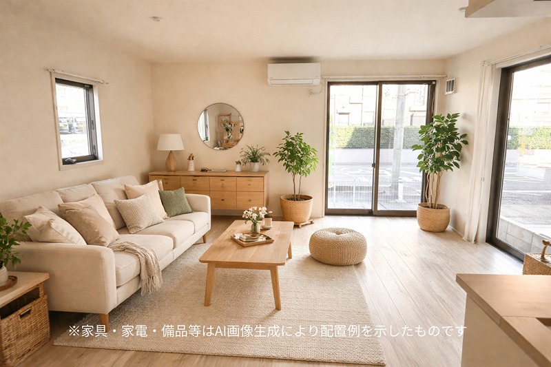 内谷7丁目新築貸家 リビング