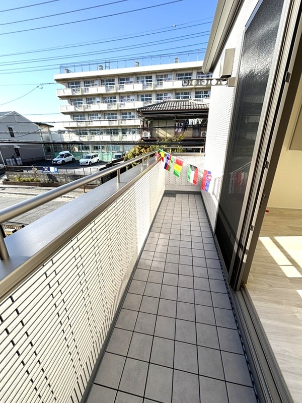 内谷7丁目新築貸家 ベランダ