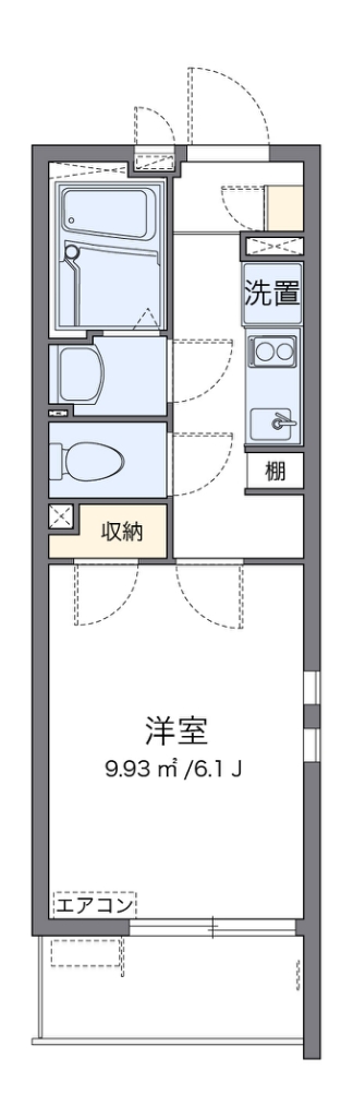 クレイノ栞 間取り