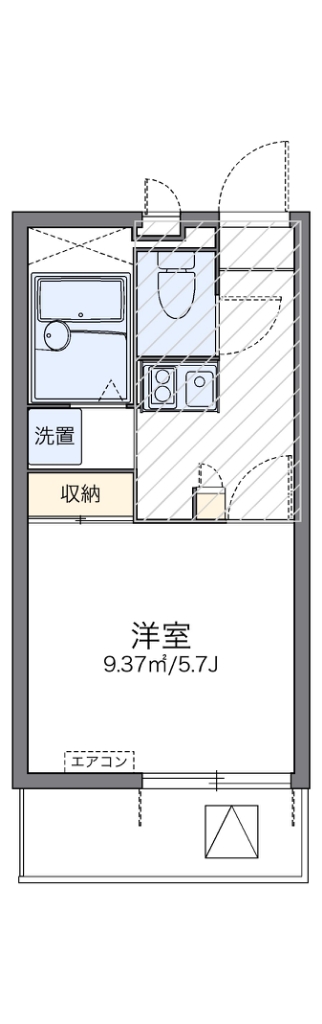 レオパレスシティセントラル 間取り