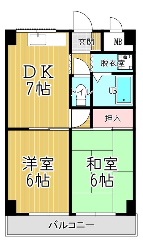 市両マンション 間取り