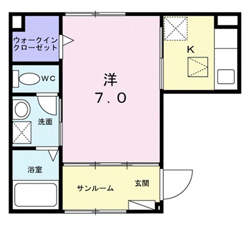 サンシャイン　ヴィラ 間取り