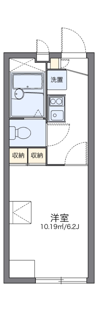 レオパレスコンホート四谷 間取り