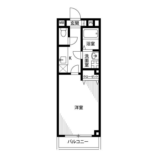 アンプルールフェール　メゾン錦 間取り