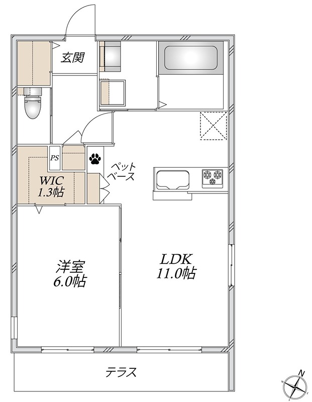 シャンティーリオ 間取り