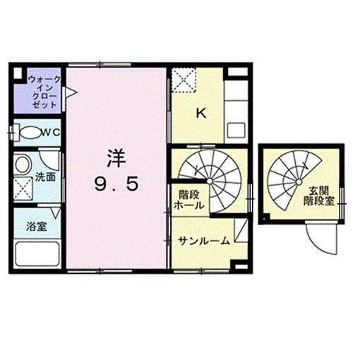 サンシャイン　ヴィラ 間取り