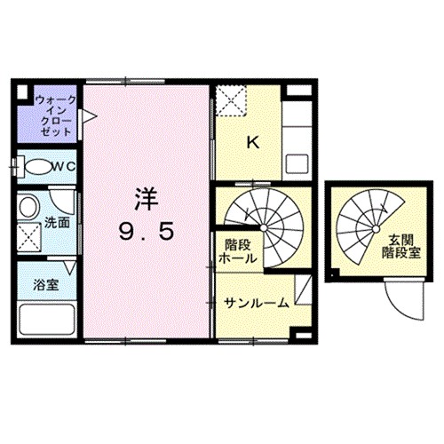 サンシャイン　ヴィラ 間取り