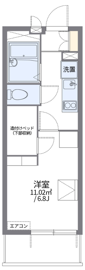 レオパレスＪＨＫ戸田 間取り