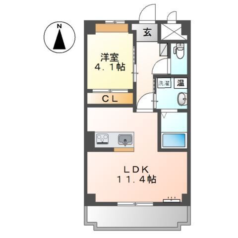 サンライズ氷川町 間取り