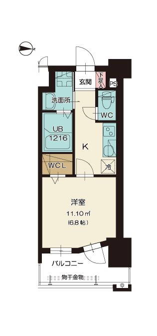アースコートY'sシティ西神原  間取り