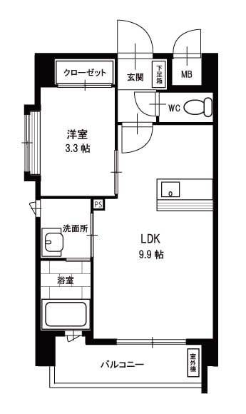 アンテス上到津 間取り