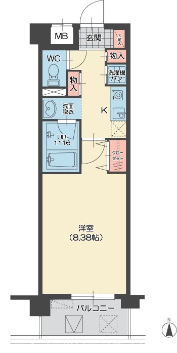 ラフィナーレアースコート魚町 間取り