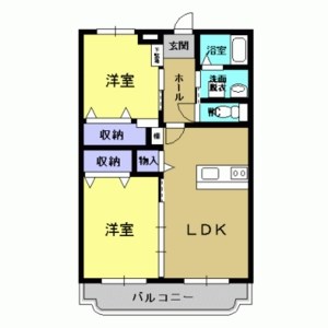 ミリオンフィールド   103号室 間取り