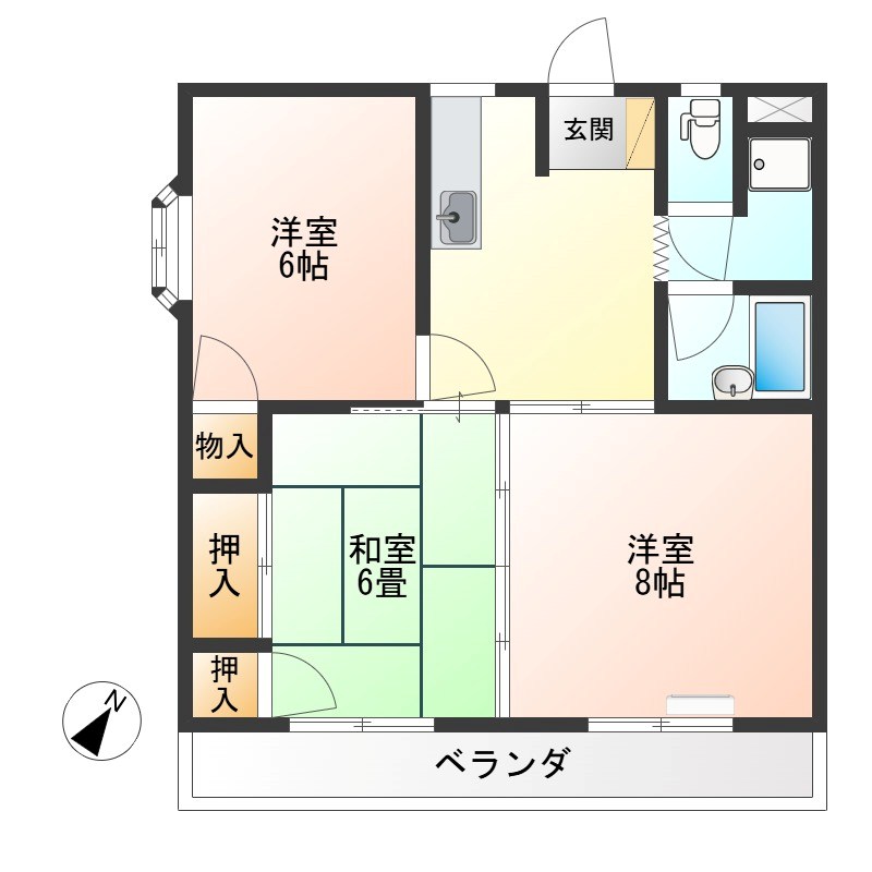 ロワールレジデンス6番館 間取り