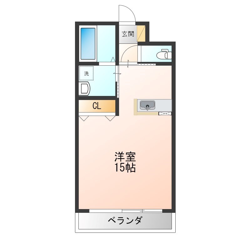 ベルホーク・YOHTO 502号室 間取り