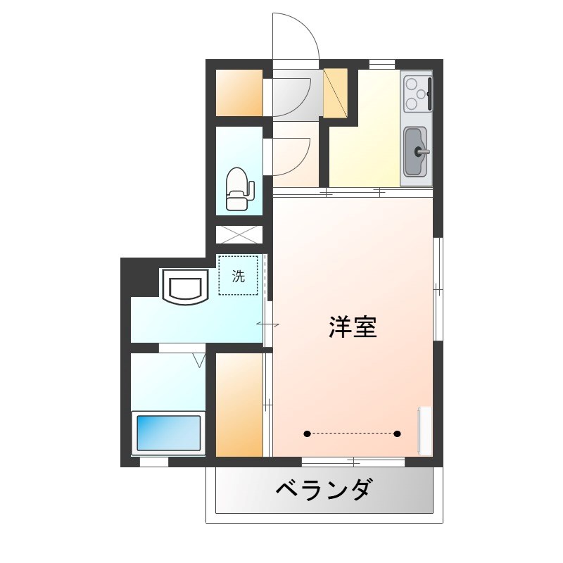 クリアス 101号室 間取り