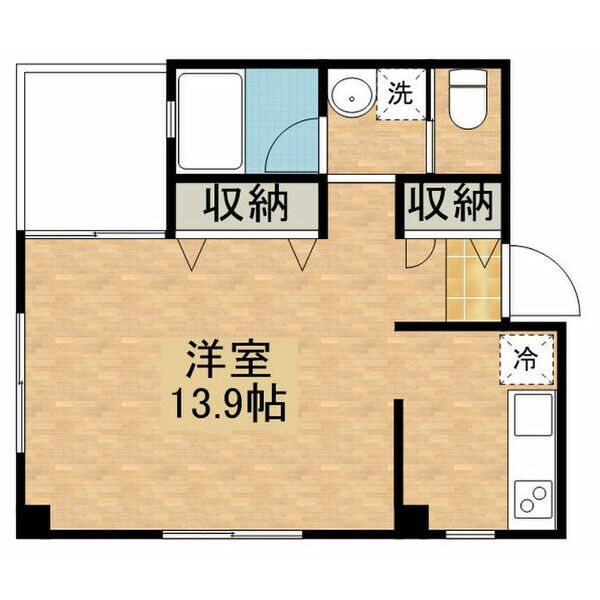 イーストパークマンション 603号室 間取り