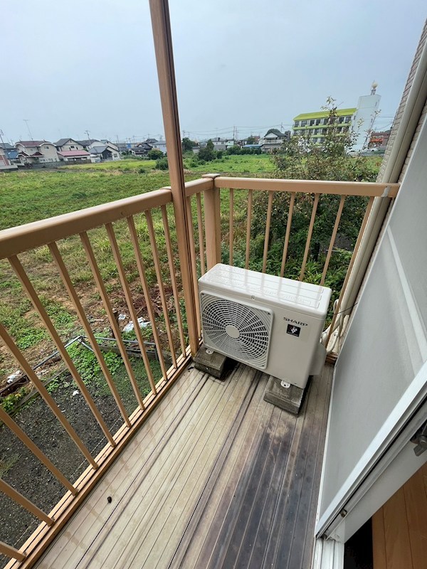 ハッピーハイツ山埼 ベランダ