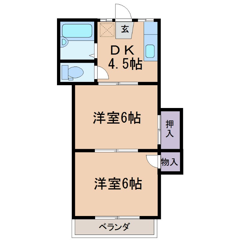 コーポ和気 間取り図