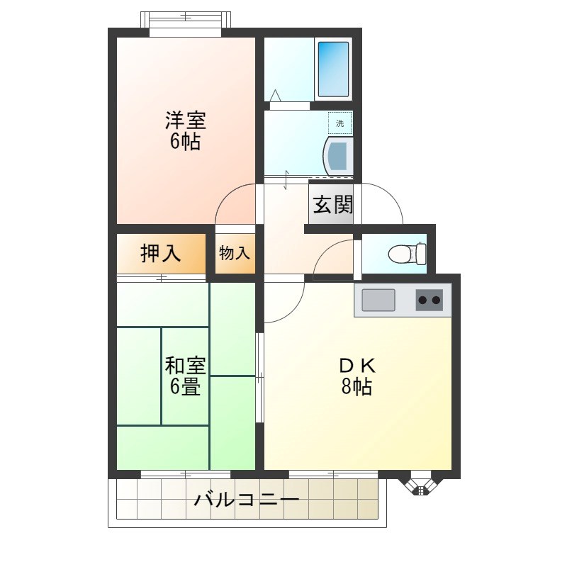 イースタンパレス 間取り図