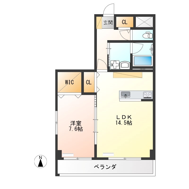 グランテージ東宿郷 間取り