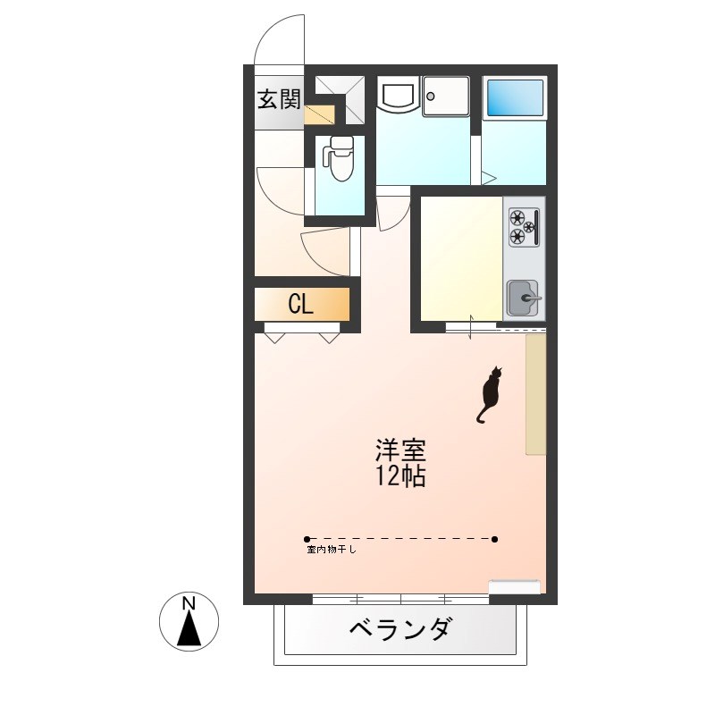 すずらんⅦ 間取り図