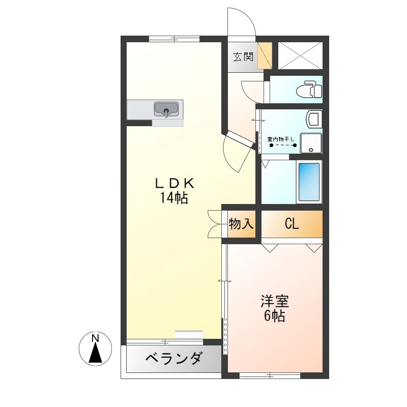 ヴィベール 間取り図