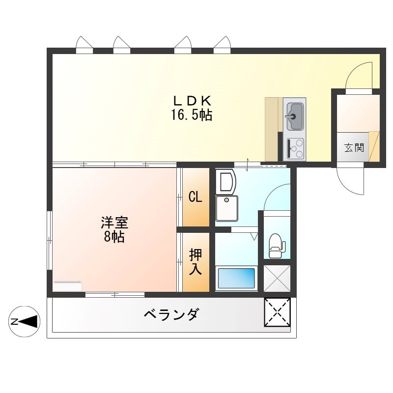 ハーネス戸祭 間取り図