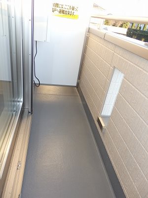 ウエストハイムつくば ベランダ