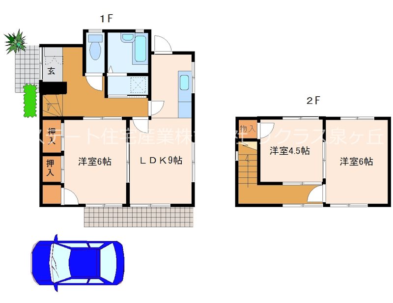 小倉貸家 西棟 間取り