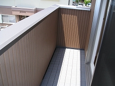 ベルリード上野町　A棟 ベランダ