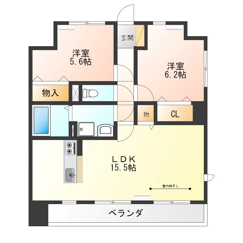 アルトカッシーナ 間取り図