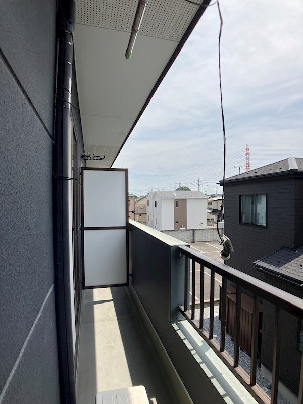 宇都宮アパートメント ベランダ