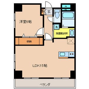 ウィンクラッセ 707号室 間取り