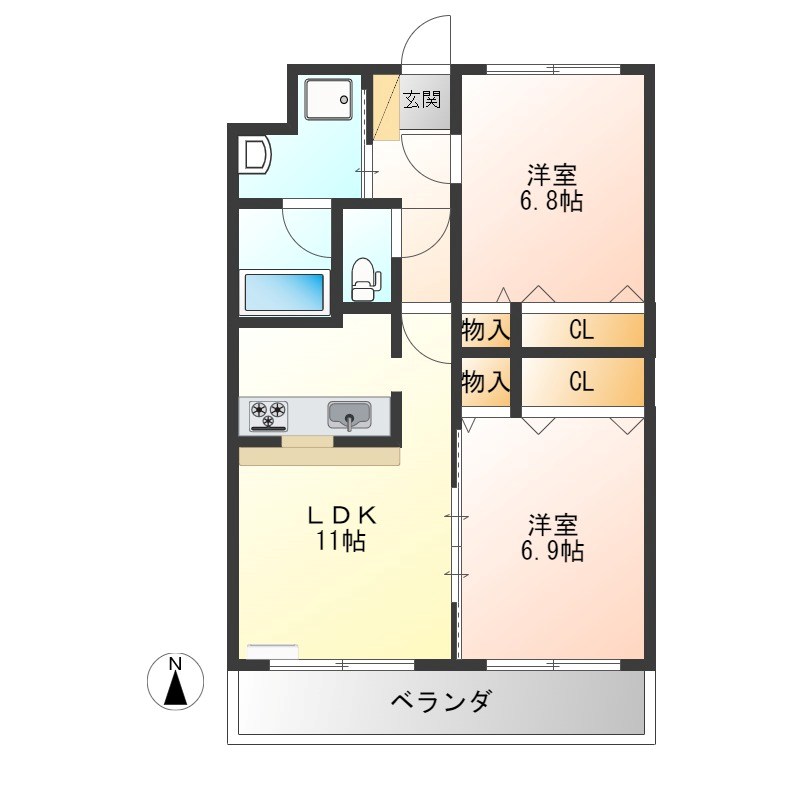 レジデンス松峰 間取り